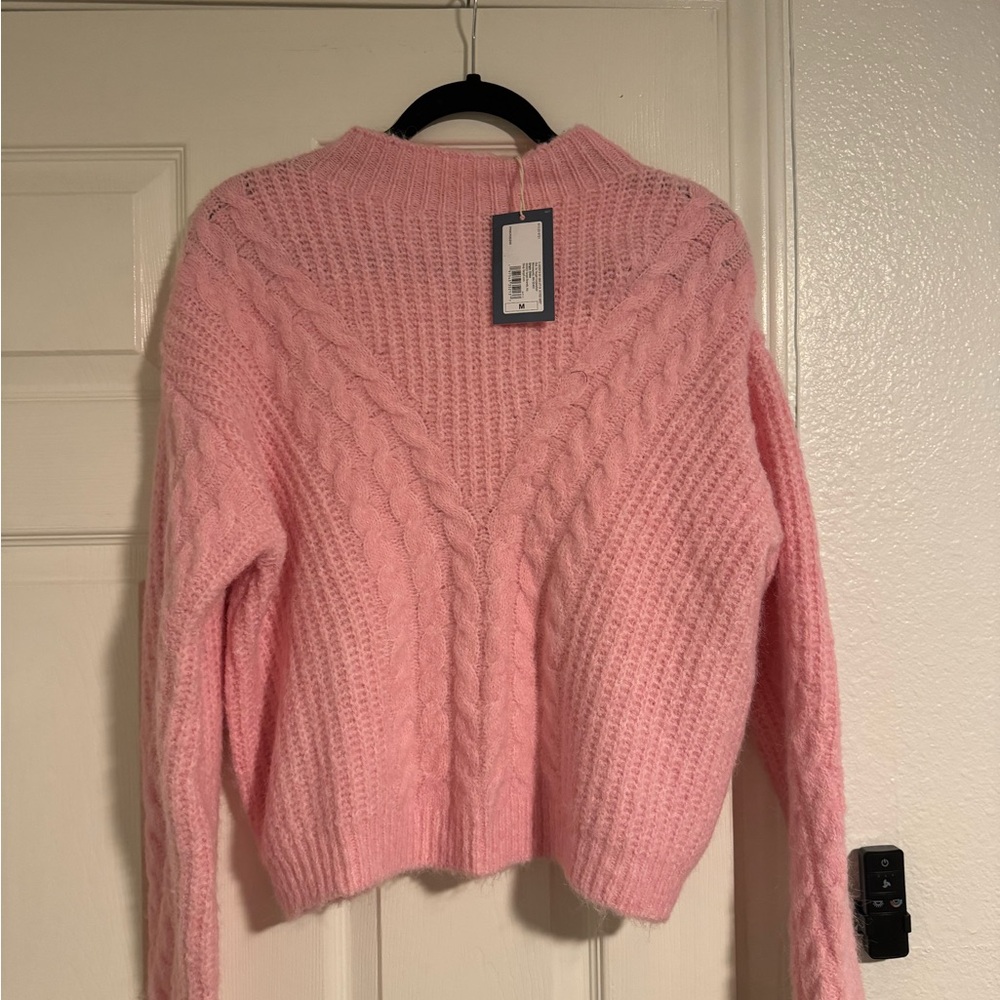 Sweater mock neck